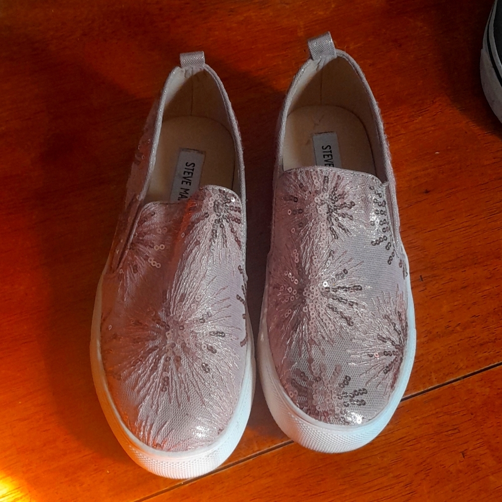 Steve Madden sequin slide sneakers